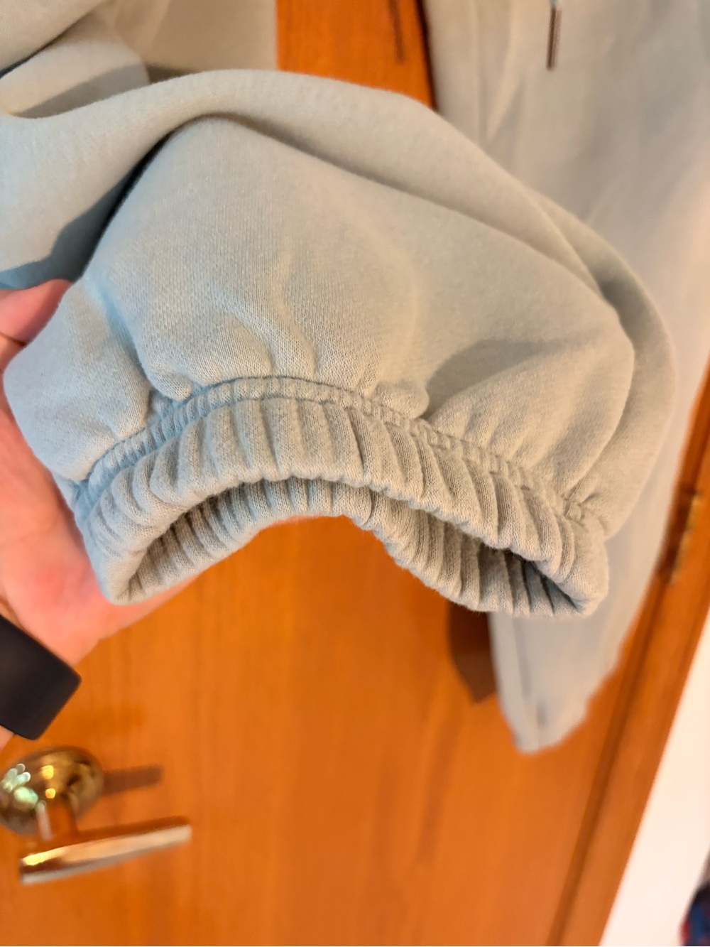 Abercrombie & Fitch Light Blue / light green Men Drawstring Sweatpants - Picture 5 of 5